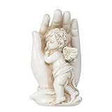 LC LCdecohome Angels Resin Garden Statue Figurine, Indoor Outdoor Home Garden Decoration, Adorable A