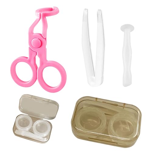 Kontaktlinsen Einsetzhilfe Kontaktlinsen Hilfe Zum Einsetzen Hilfsmittel Zum Tragen Von Kontaktlinsen Einsetzer-Entferner Kontaktlinsen-Tragewerkzeug Kontaktlinsenhalter für Männer und Frauen