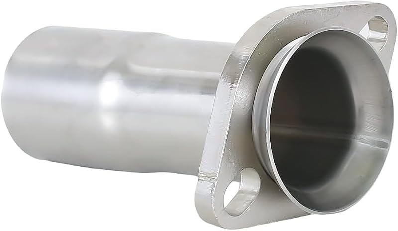 Adaptador Redutor de Escape em Aço Inox 2" para 2,5" com Flange de Aço Carbono lanstixr – 1 unidade