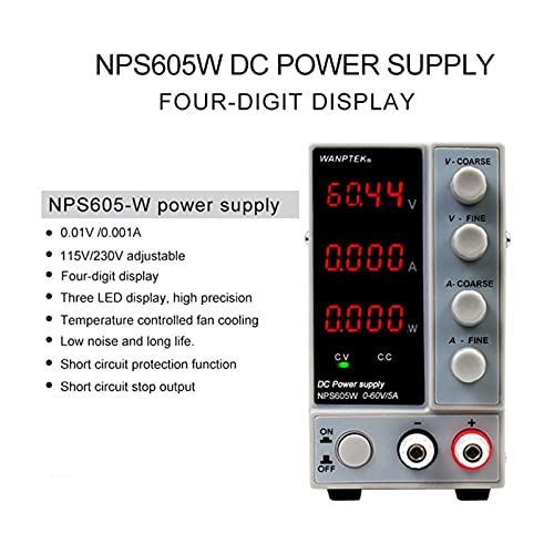 Alimentation CC variable contre les surcharges électriques de laboratoire 120V - 4