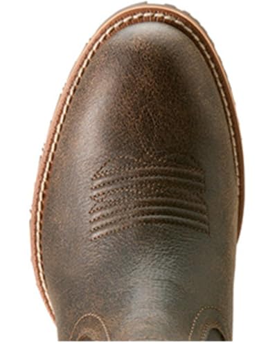ARIAT Men's Hybrid Low Boy Round Toe Western Boot, Acorn, 12
