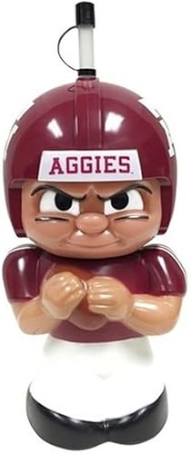 Miniatura 8 de Party Animal NCAA Big Sip, botella de agua en forma de jugador de fútbol en 3D, 16 oz