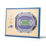 YouTheFan NFL Buffalo Bills 5 Layer StadiumView Wall Art