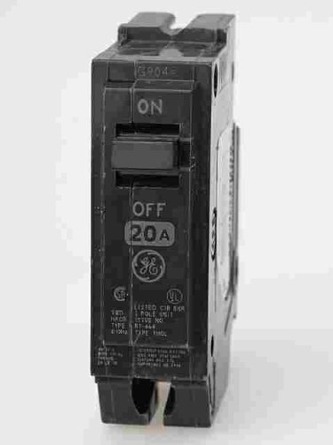 GE Q-Line 20 amps Standard Single Pole Circuit Breaker