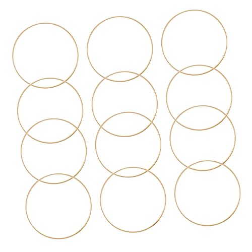 Cabilock Craft Rings for Dream Catcher 23cm Bamboo Circle Catchers Craft Supplies