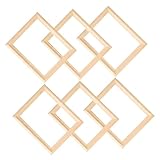 Cadre photo miniature mural - caractéristique et au design simple et généreux, non peint, aux lignes douces, mini cadre photo