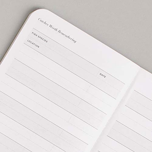 Letterfolk Fishing Trip Passport – Pocket-Sized Fishing Book (3.5" W X 5.5" H) #TOP4