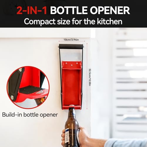 500ML Can Compactors Metal Can Crusher Mineral Water Bottle Flatteners Soda Bottle Opener Eco-friendly Easy Bottle Press Home Hardware Tools for 16oz and 12oz Tins - Image 5