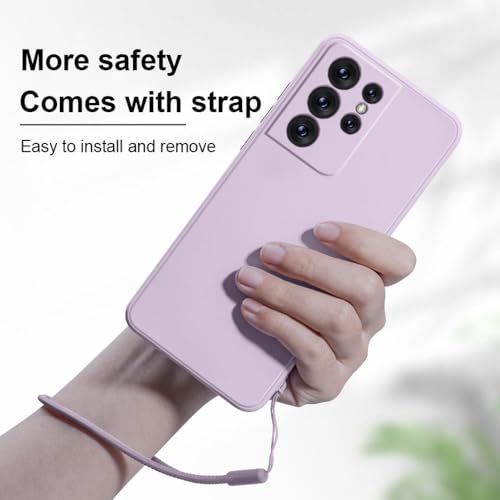 Coque silicone Samsung S23 Plus violette pour filmer sans risque - 4