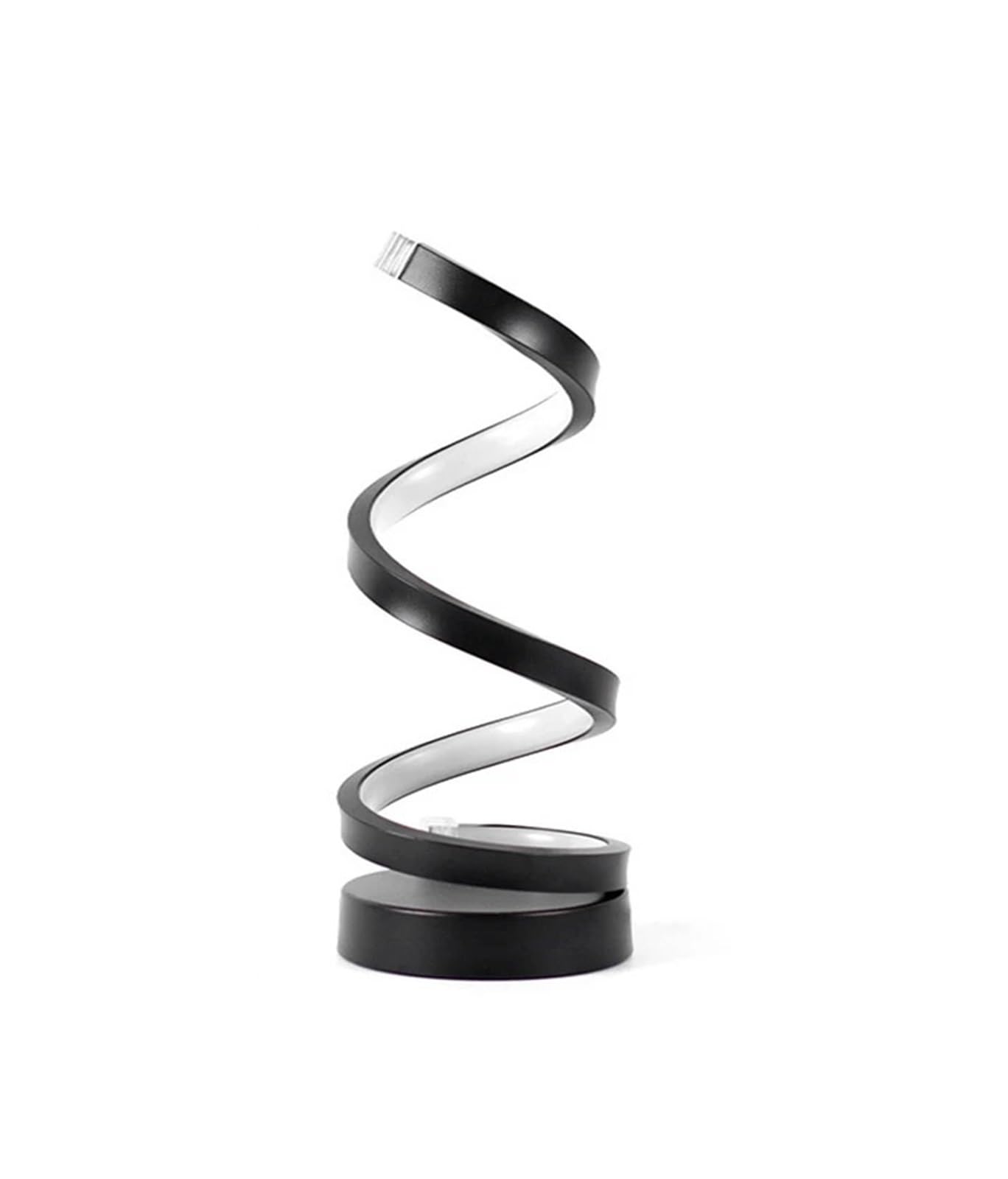CKAFZMYJQBT Modern Creative LED Table Lamp Spiral Desk Light 3 Colors Dimmable for Bedroom Living Room Office Bedside Decoration Lighting