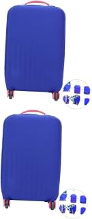 2 Pçs Capa Protetora Lavável Polegadas Malas De Proteção - Capas De Bagagem Com Rodas Azul Bolsa De Mão Para Mala De Manga Elástica Mala De Viagem