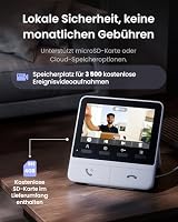 SwitchBot Video Türklingel mit Solarpanel, 2K Türklingel mit Kamera, Smart Türklingel Kamera mit 4,3" Farbbildschirm, 165° Weitwinkel, 2-in-1 Set – Ansicht 5
