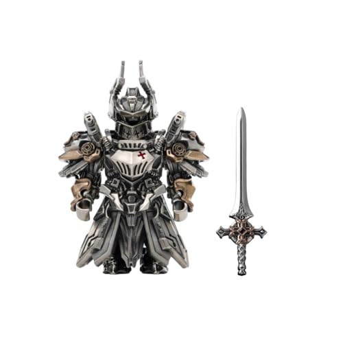 COPPERTIST.WU Mech Justicar Knight Figure Gothic Mecha Fantasy Statue Ornament Craft Collectible Gift for Home Living Room Office Display