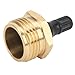 Tbest RV Blow Out Plug Brass Winterize Adapter Fitting for Motorhome Travel Trailer Water Hose Durable Rustproof Easy to Install Essential Tool Winterization Dewinterization