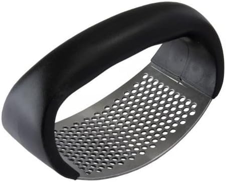 Espremedor Amassador Moedor De Alho Manual Fácil e Prático De Usar Por Pressão Em Aço Inox e ABS Fác