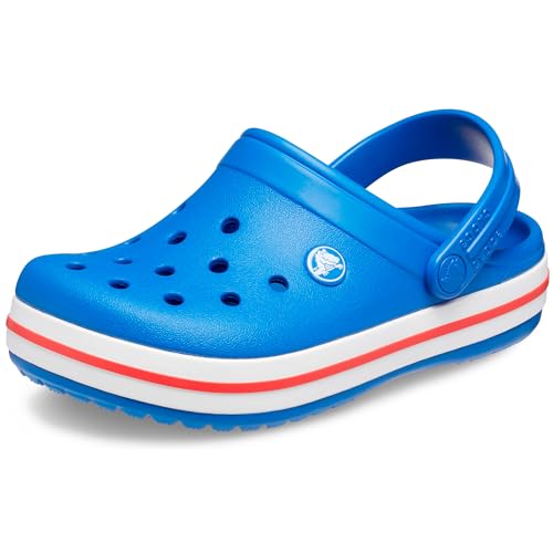 Image of Crocs Unisex Kids Crocband Clog 207005-4KZ Blue Bolt C10