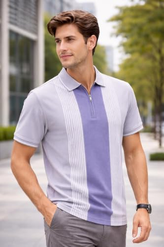 Image of GODFREY Half Cotton Polo T Shirt for Man with Pocket - Regular Fit Mens Collar Tshirt