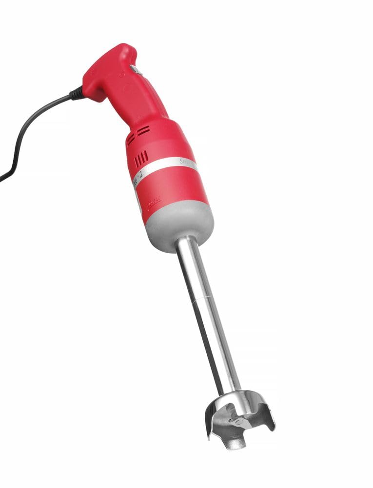 HENDI Stabmixer, Stablänge: 250mm, fixer Geschwindigkeit: 15000 RPM, bis zu 20 Liter, für Mischungen, Gemüsesuppen, Soßen, Füllungen, Mayonnaise, ø75x(H)514mm, 230V/250W, Edelstahl, Polyamide