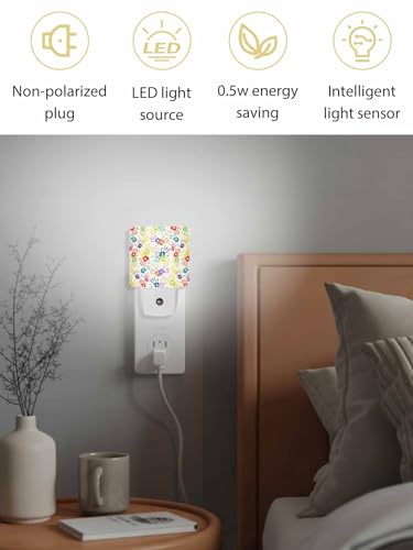 Lámpara de noche con sensor luz Winvebermior beige miniatura 3