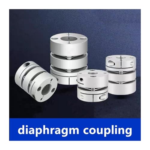 Embrague de diafragma simple 26x26mm para fijación de motor paso a paso con eje de 9mm 2