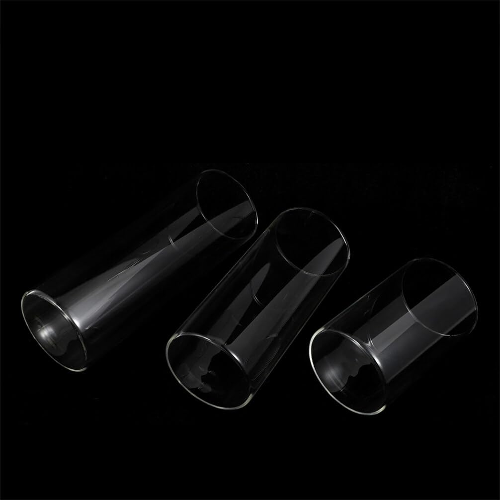 3pcs Transparent Candle Jar Small Glass Candle Cup Glass Candlestick Holder Desktop Candle Cup Decor Candle Holder Glass Transparent Candle Cup Desktop Candle Decor Candlestick Cup