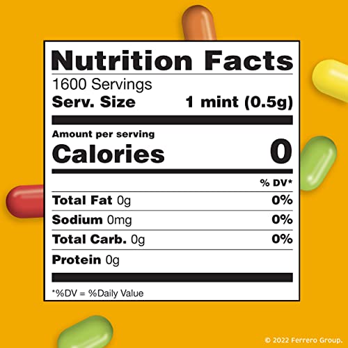 Tic Tac, Fruit Adventure Mints, 8 Count, On-The-Go Refreshment, 3.4 Oz Each