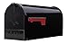 Gibraltar Mailboxes Elite Large Capacity Galvanized Steel Black, Post-Mount Mailbox, E1600B00