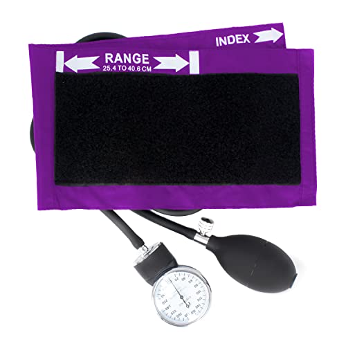 image for Dixie EMS Aneroid Sphygmomanometer and Dual Head Stethoscope Set with 