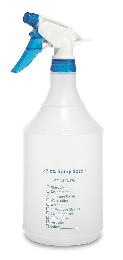 Vaporisateur vide 946 ml Whitmor lot de 6 flacons en plastique sans BPA pour le nettoyage