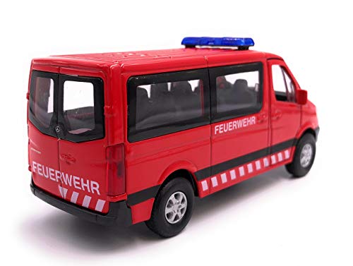H-Customs Benz Sprinter Feuerwehr Modellauto Auto rot Lizenzprodukt 1:34-1:39