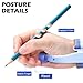 Pencil Grip for Kids Handwriting - Adjustable Handwriting Tools for Kids Pen Holding Trainer Writing Posture Training Gripper Aid Tool (Medium-Palm Ball)
