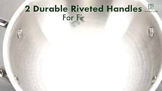 The Indus Valley Triply Stainless Steel Kadai/Kadhai with Steel Lid | 26cm/10.2 inch, 3.5Ltr, 1.7kg | Induction Friendly | Nonstick 3-Layer Body, 100% Toxin-Free, No Chemical Coating