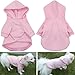 HuaLiSiJi Dog Hoodie Dog Sweatshirt Pet Wear Hoodie Small Dog Sweater, Warm and Lightweight, with a Soft Texture, Easy to Wear and Bright Colors (Pink, Medium)