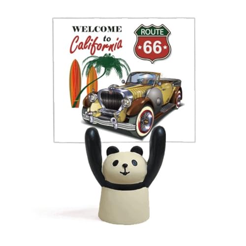 Porte-mémo coloré panda et voitures pour bureau et notes