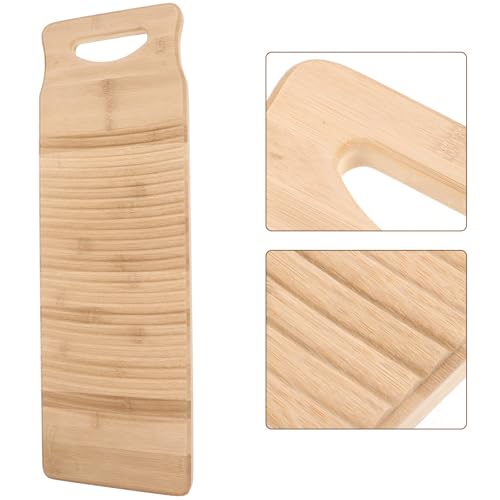 Planche à laver en bambou de 60 cm solide et antidérapante - 6