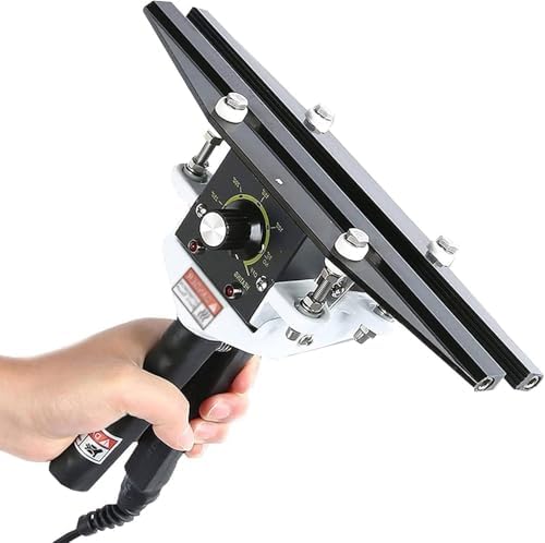 Portable Handheld Heat Sealer - 0-300℃ Adjustable Temperature Control for Aluminum Foil & Kraft Bags, Quick Crimping Tool, Compact & Efficient, Ideal for Home & Travel, Blue