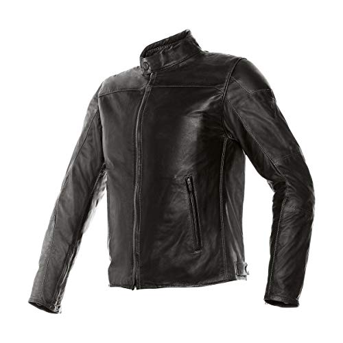 Dainese-MIKE Blouson de cuir, Noir, Taille 46