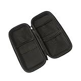 Boîtier de disque dur externe portable : poches intérieures en maille pour le tri des articles.