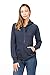 Produktbild super.natural Warme Damen Fleece-Jacke, Mit Merinowolle, W COMFORT HOODIE, Größe: S, Farbe: Dunkelblau