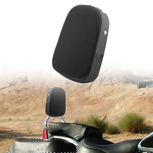 Coussin sissy bar universel avec rembourrage ergonomique anti-fatigue pour moto