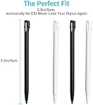Xahpower DSi Stylus Pen, Replacement Stylus Compatible with Nintendo DSi, 2 in 1 Combo Touch Styli Pen Set Multi Color for NDSi