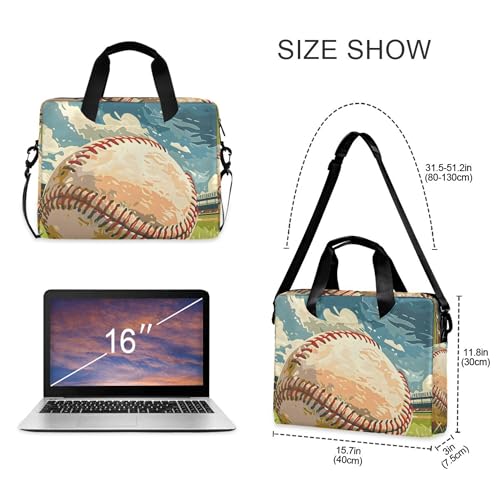 Funda Maletín para Laptop Anime Baseball 13-15.6 pulg miniatura 4