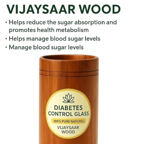 Image of Vijaysar Wooden Glass 100ml | Ayurvedic Tumbler for Diabetes & Sugar Control | Natural Detox Water Cup for Digestion & Wellness | Handmade Eco-Friendly Wooden Drinkware