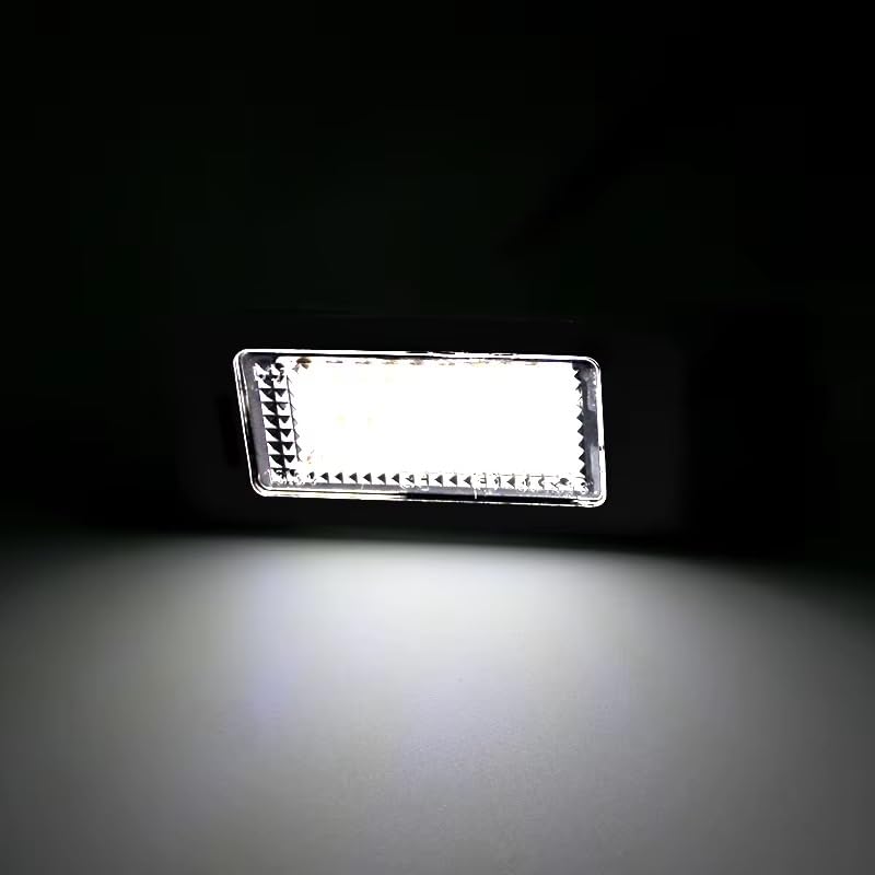 Luz de matrícula para Seat Alhambra con lámpara de placa 12V 6