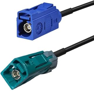 GXMRHWY Fakra Cable Waterblue Z Waterproof Jack to Fakra C Straight Jack Female Radio Vehicle Extension Cable RG316 3M