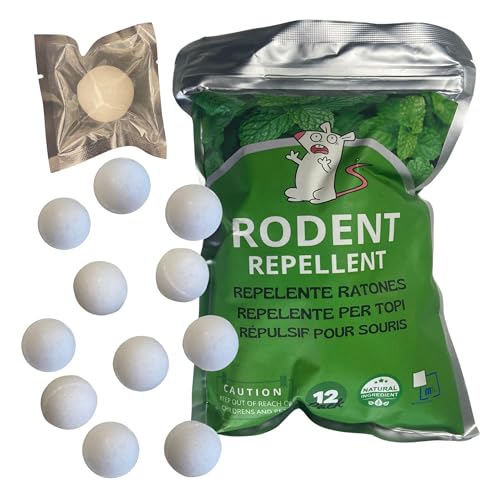 Bolas Anti Ratones Ratas. Ahuyentador Repelente Natural en Bolsitas Individuales | Bolas repelentes roedores para la casa, garages, trasteros, estancias. Alternativa a las Trampas