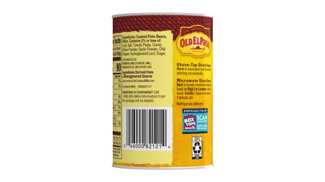 Old El Paso Traditional Canned Refried Beans, 1 Can, 16 oz