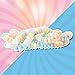 36 Candy Necklaces Individually Wrapped, Choker Style, Nostalgic Pastel Candy Jewelry Perfect for Party Favors, Pinata Fillers and Goodie Bags, Packed in a Convenient Display Tub, By 4YoreElves