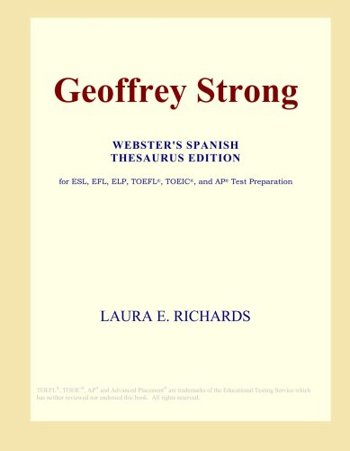 Geoffrey Strong (Webster's Spanish Thesaurus Edition)