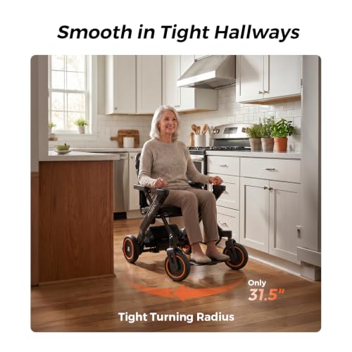 Image of Paiseec W1 2-in-1 Electric Wheelchair for Adults, Easy Folding for Travel